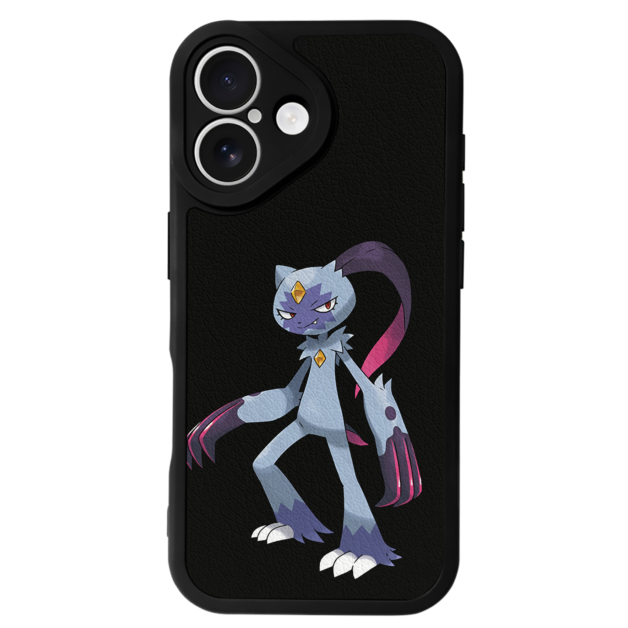 （画像用） ポケットモンスター Pokémon 【iPhone 16シリーズ対応】シリコンスマホケース（レザー調） 材質：シリコン